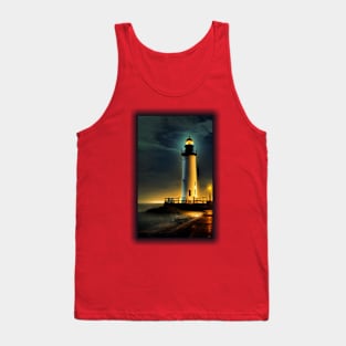 lighthouse night Tank Top